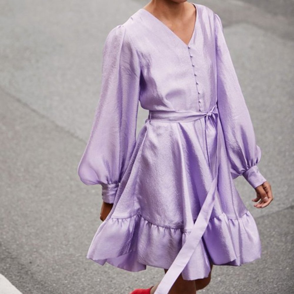 NWT Stine Goya Farrow Dress Lilac Purple Small